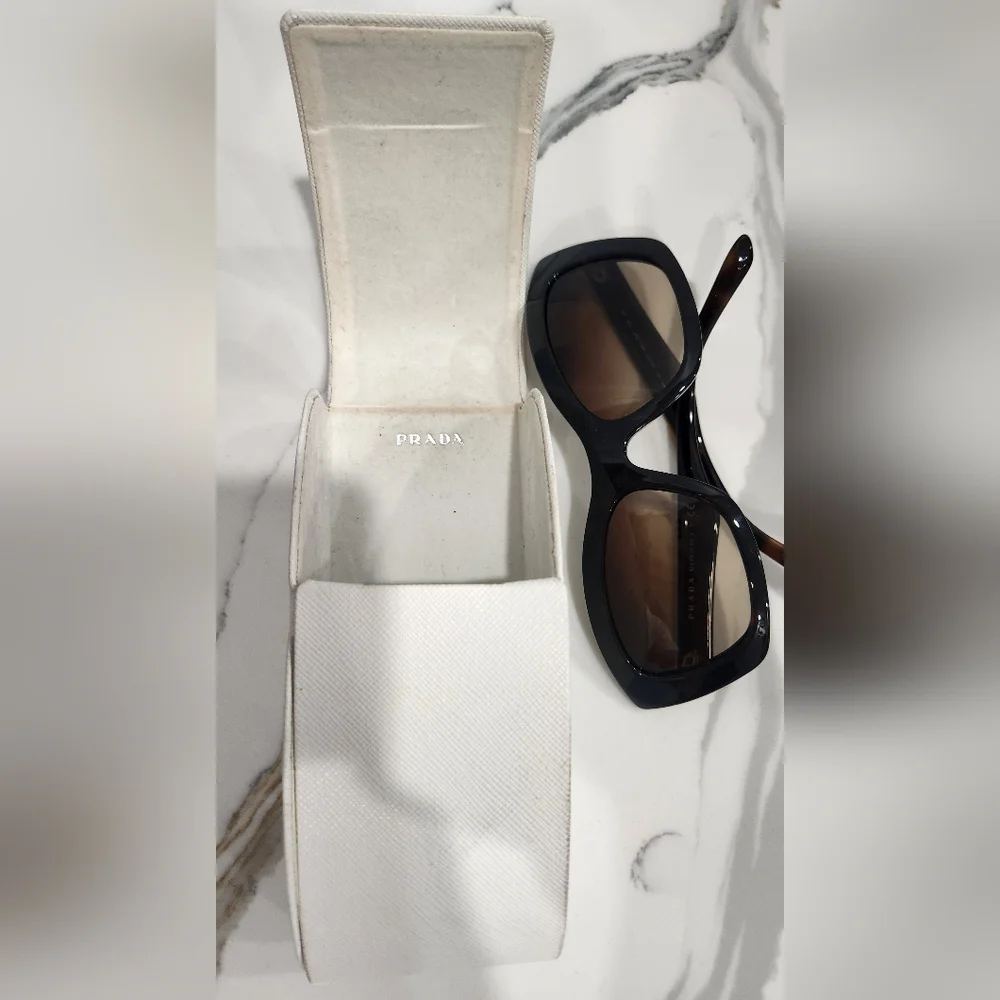 Prada Dark Brown Sunglasses with Case - Picture 9 of 16